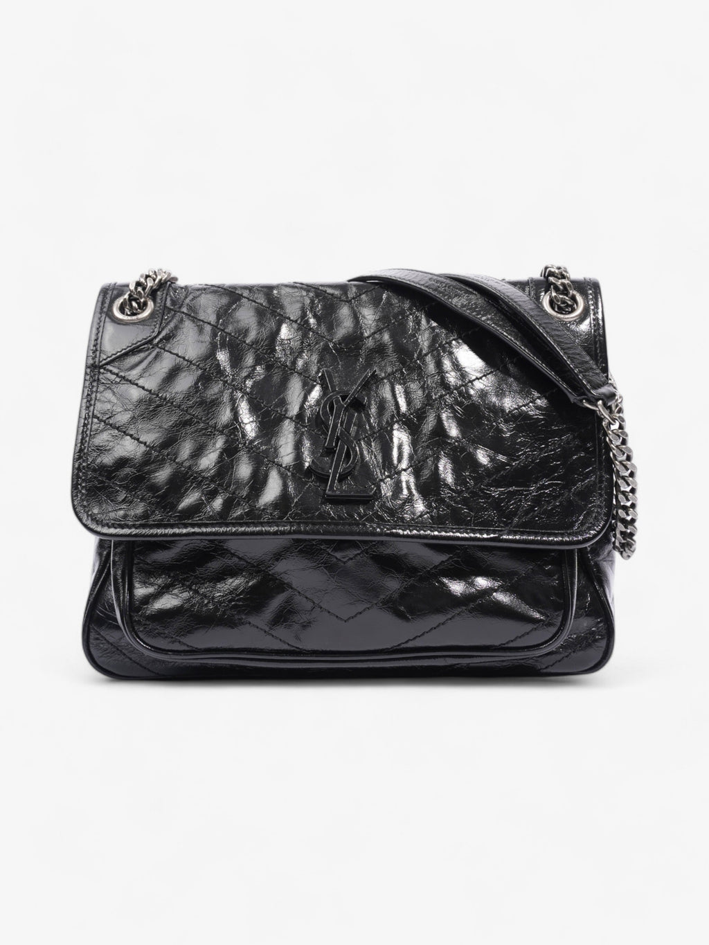 Saint Laurent Niki Black Leather Medium