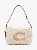 Coach Nolita 19 Tan / Cream Shearling