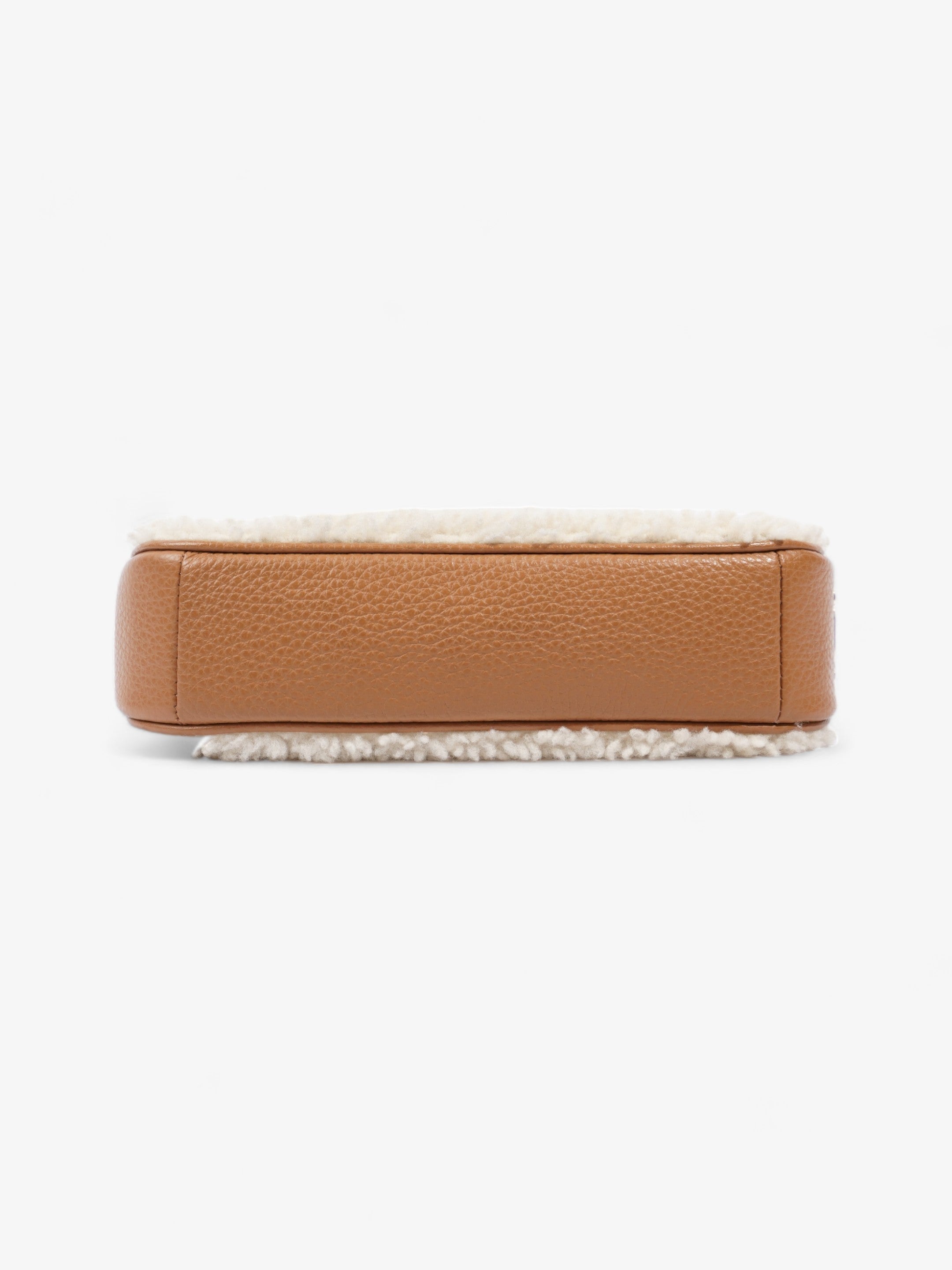 Coach Nolita 19 Tan / Cream Shearling