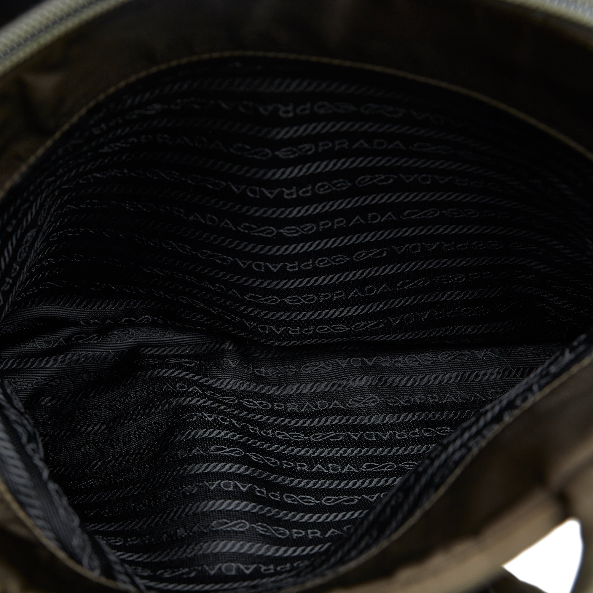 Prada Tessuto Handbag Green Nylon