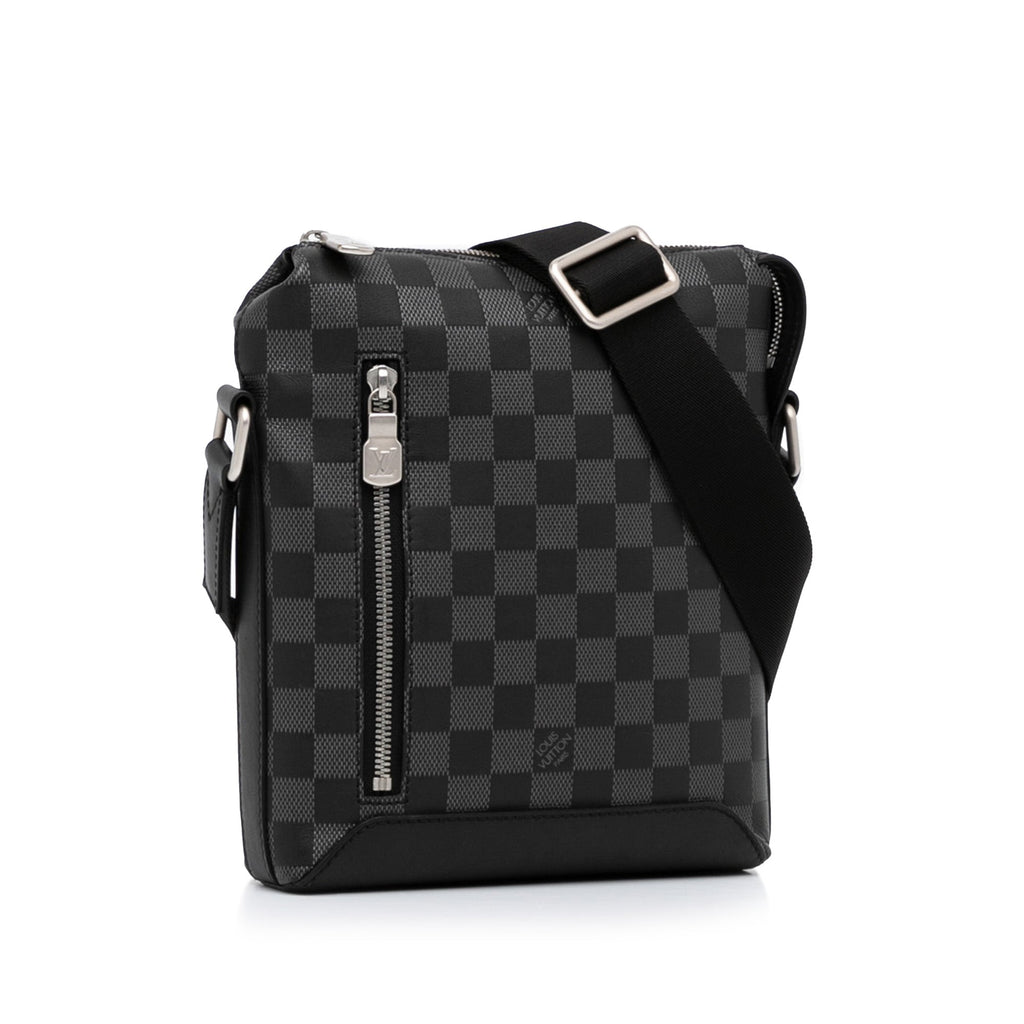 Black Louis Vuitton Damier Infini Discovery Messenger Crossbody Bag