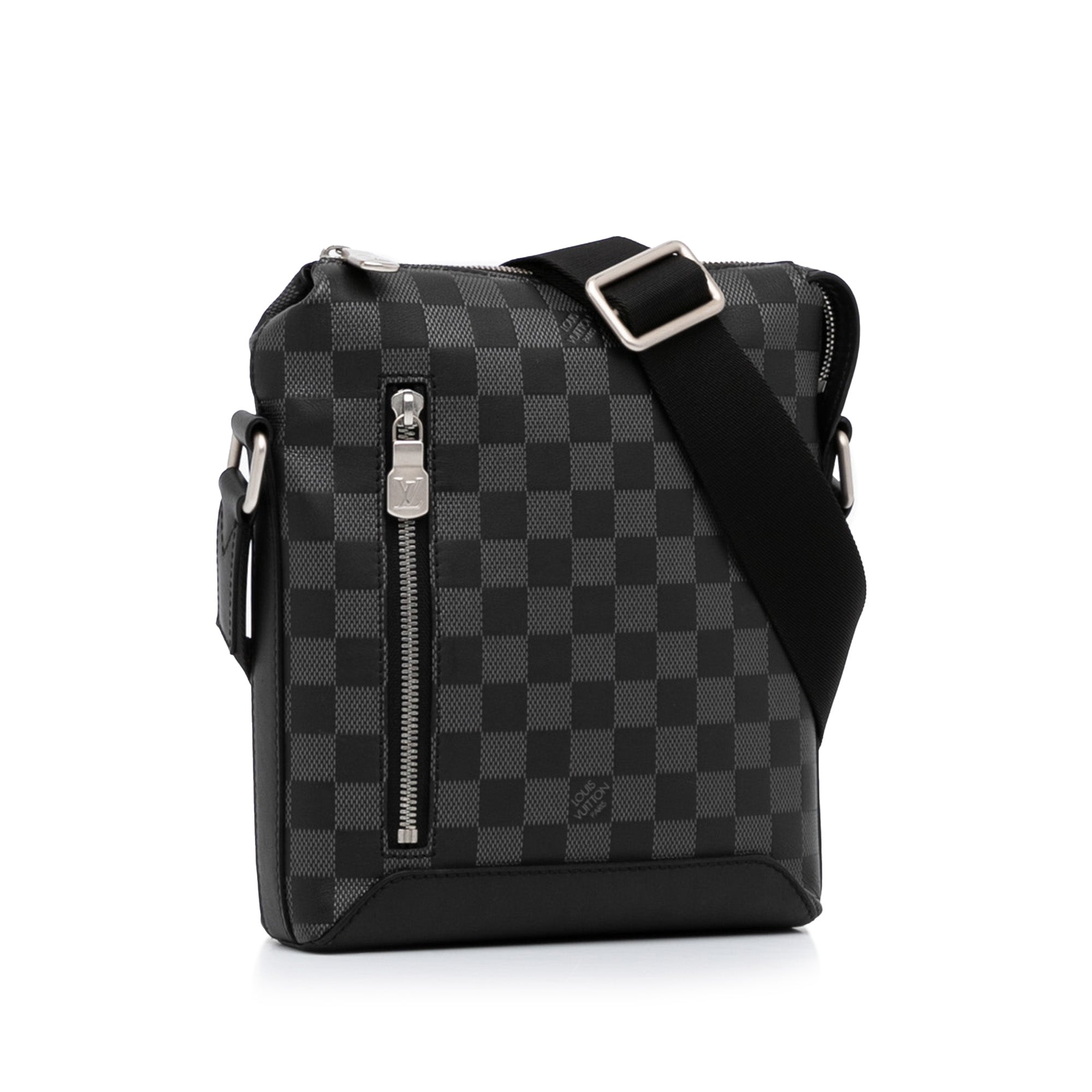Black Louis Vuitton Damier Infini Discovery Messenger Crossbody Bag