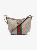 Gucci Ophidia GG Supreme / Green / Red Coated Canvas Small