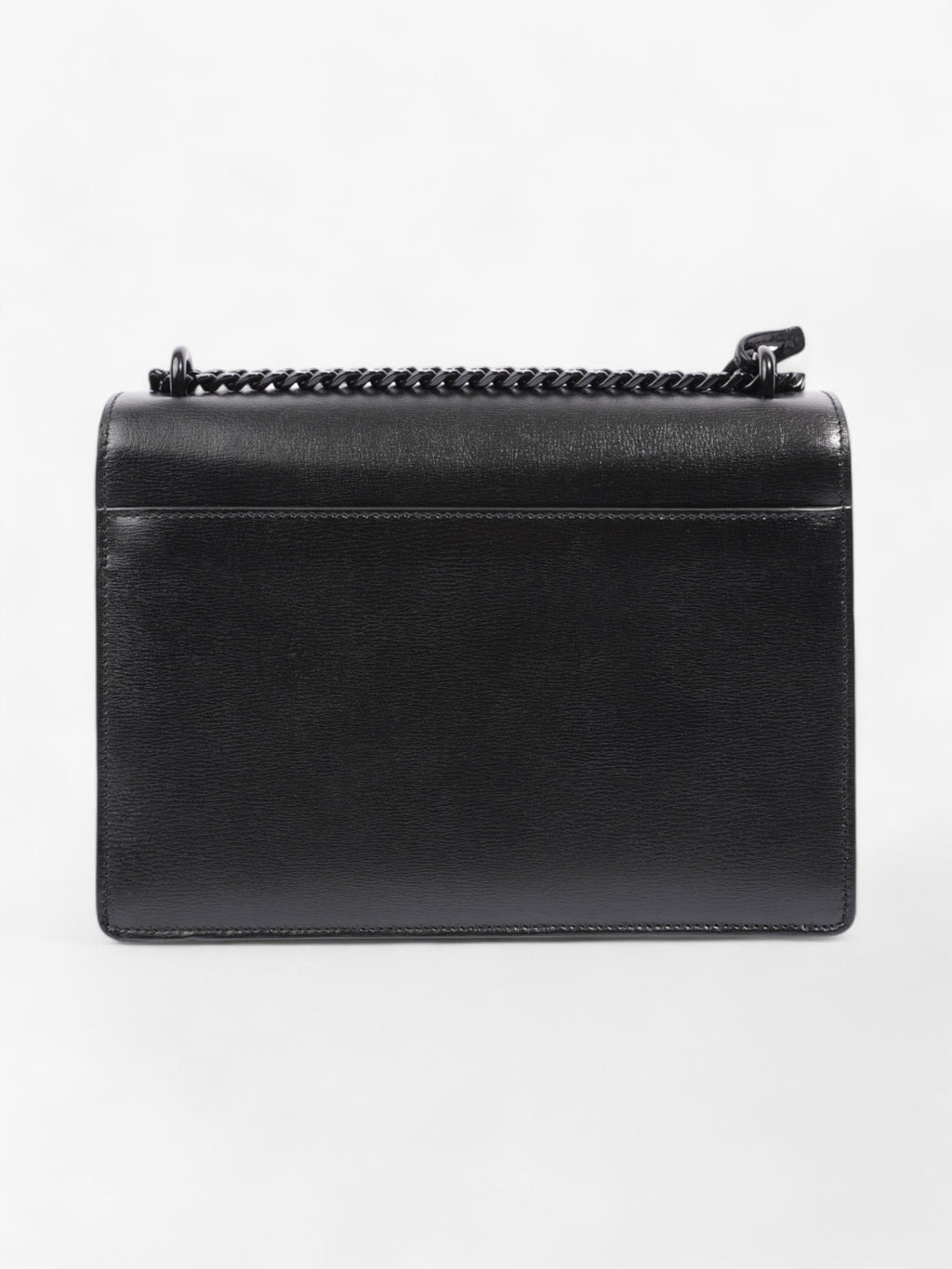Saint Laurent Sunset Black Calfskin Leather Medium