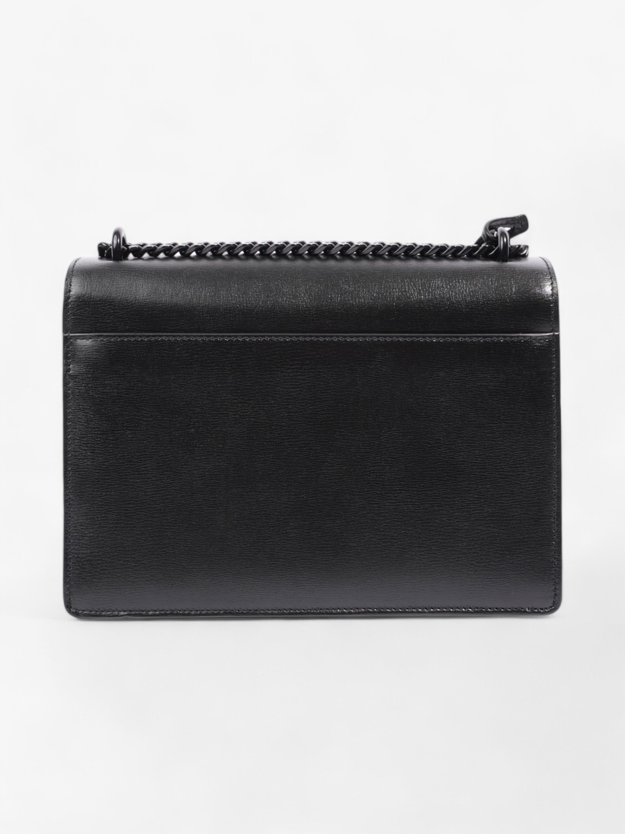 Saint Laurent Sunset Black Calfskin Leather Medium