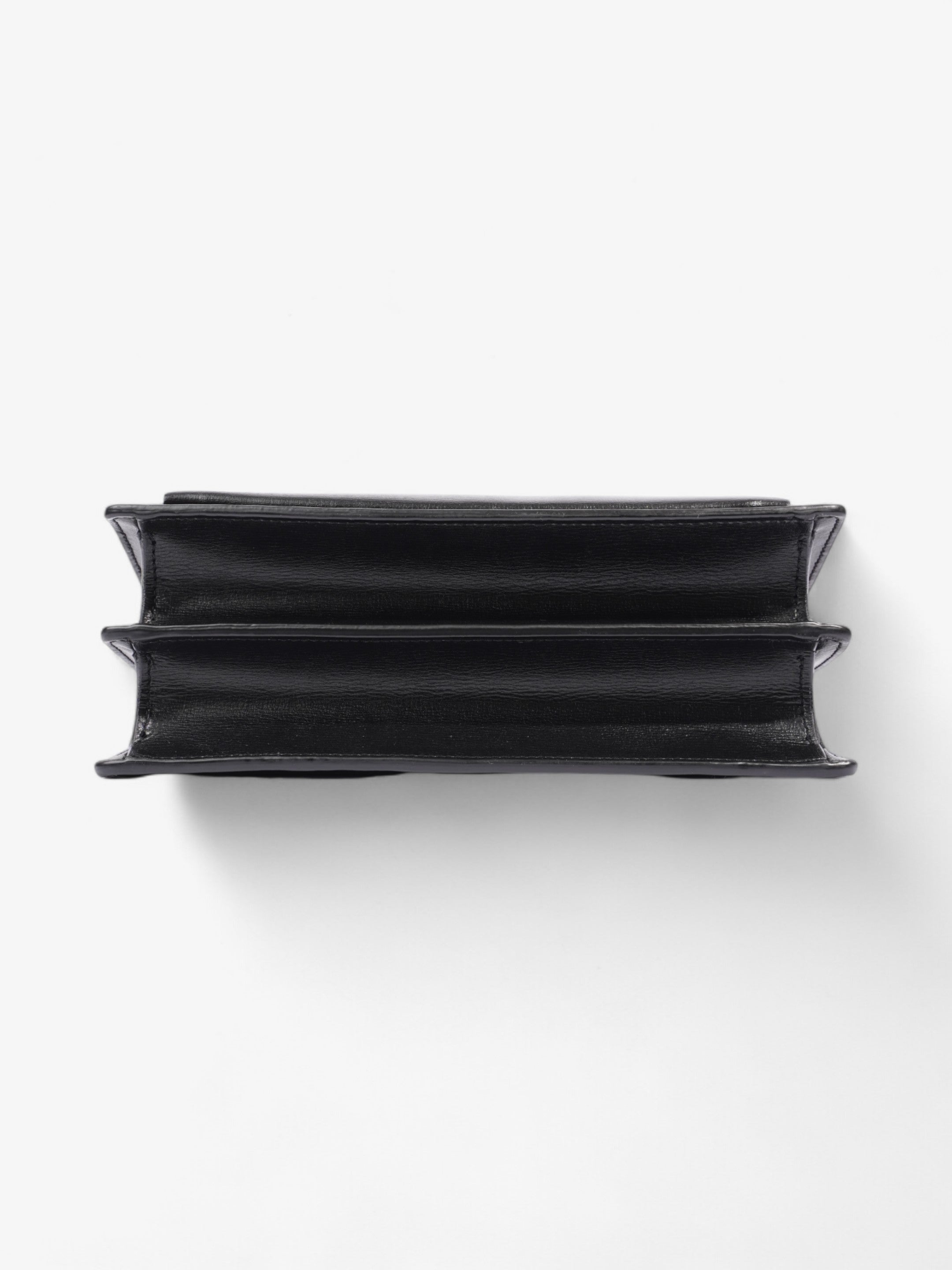 Saint Laurent Sunset Black Calfskin Leather Medium