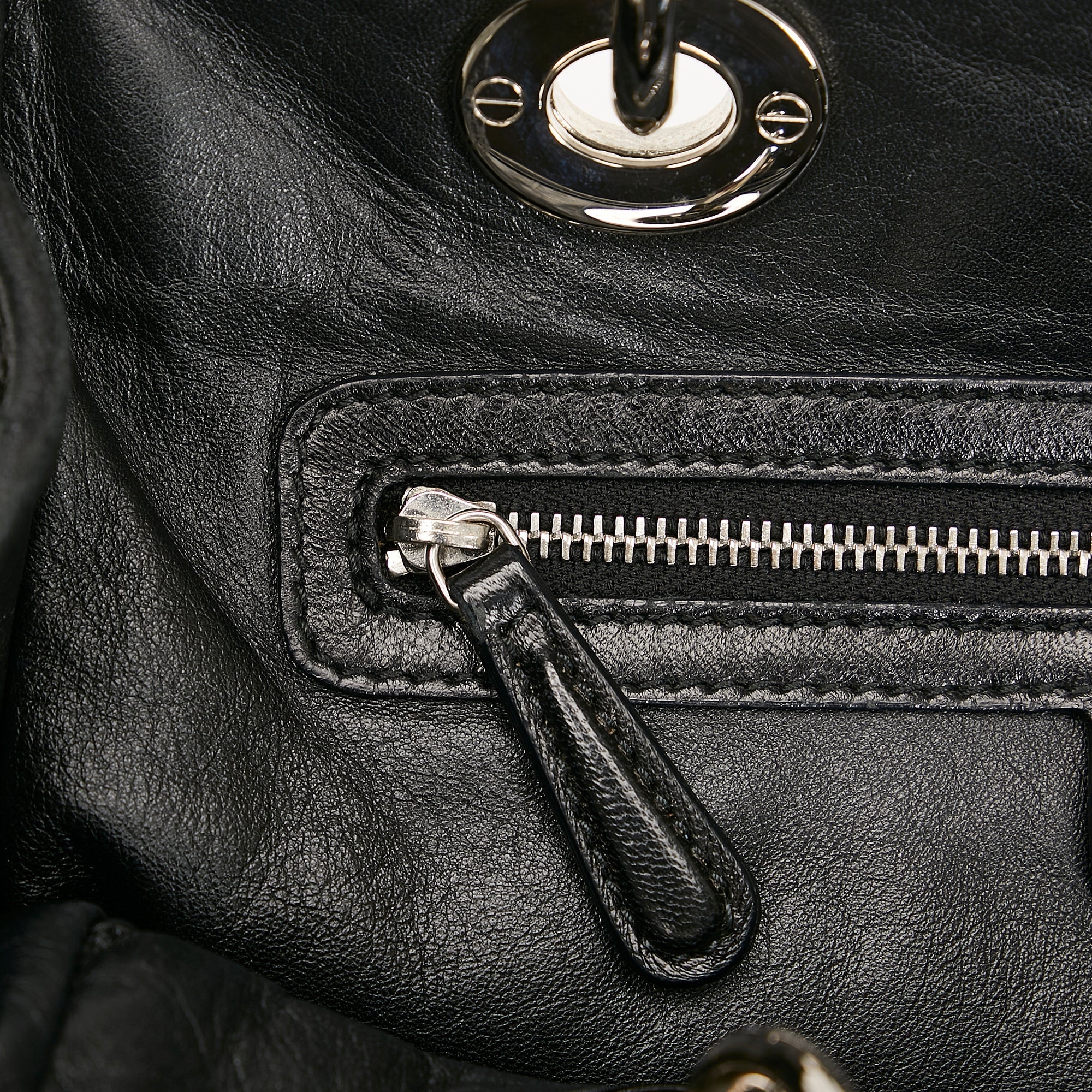 Dior Soft Lady Dior Large Black Cannage Silver