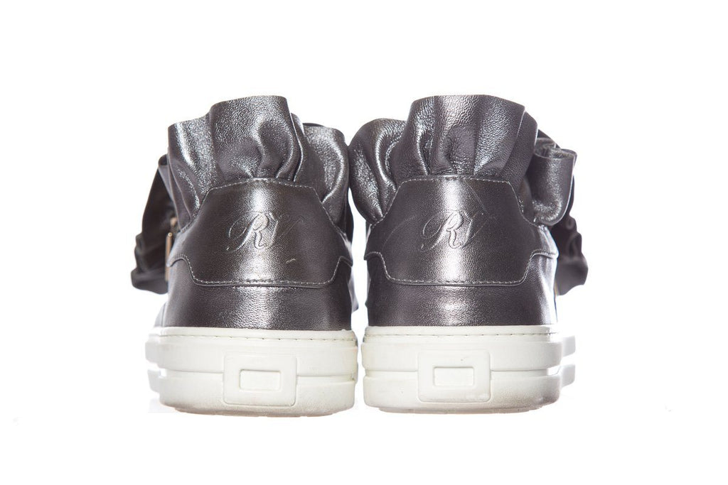 Roger Vivier Silver Sneaky Viv Sneakers SZ 39
