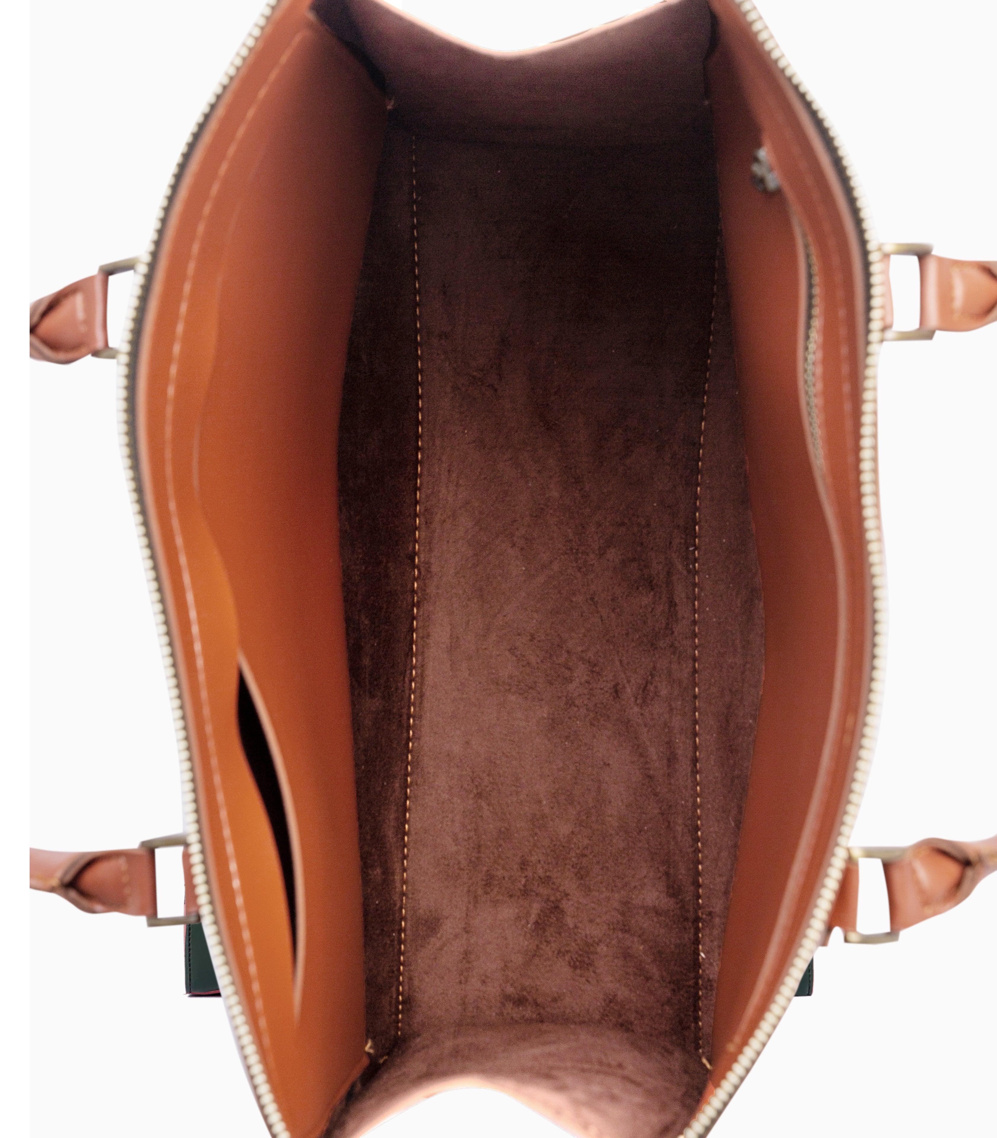 Rust workplace handbag