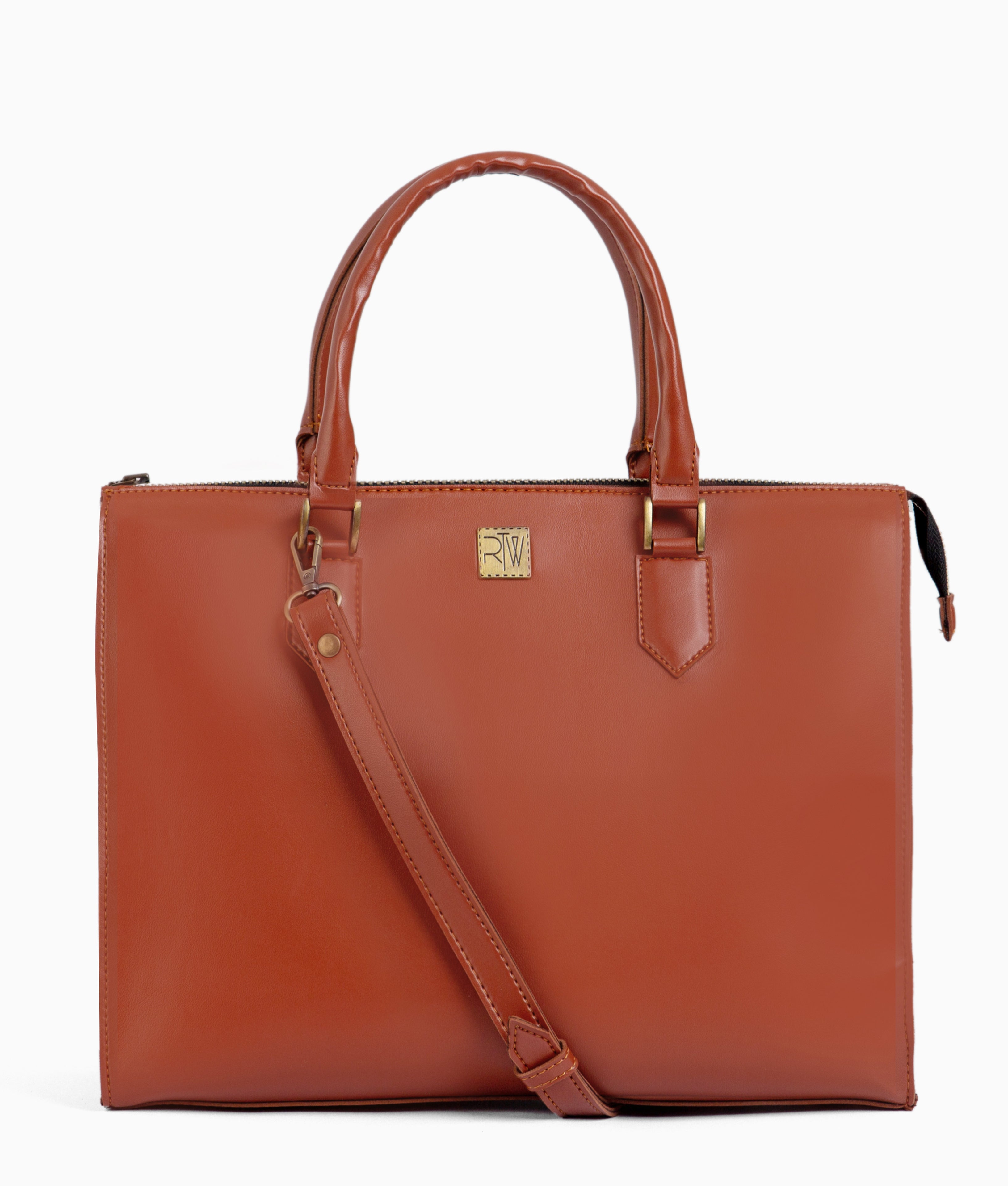 Rust workplace handbag