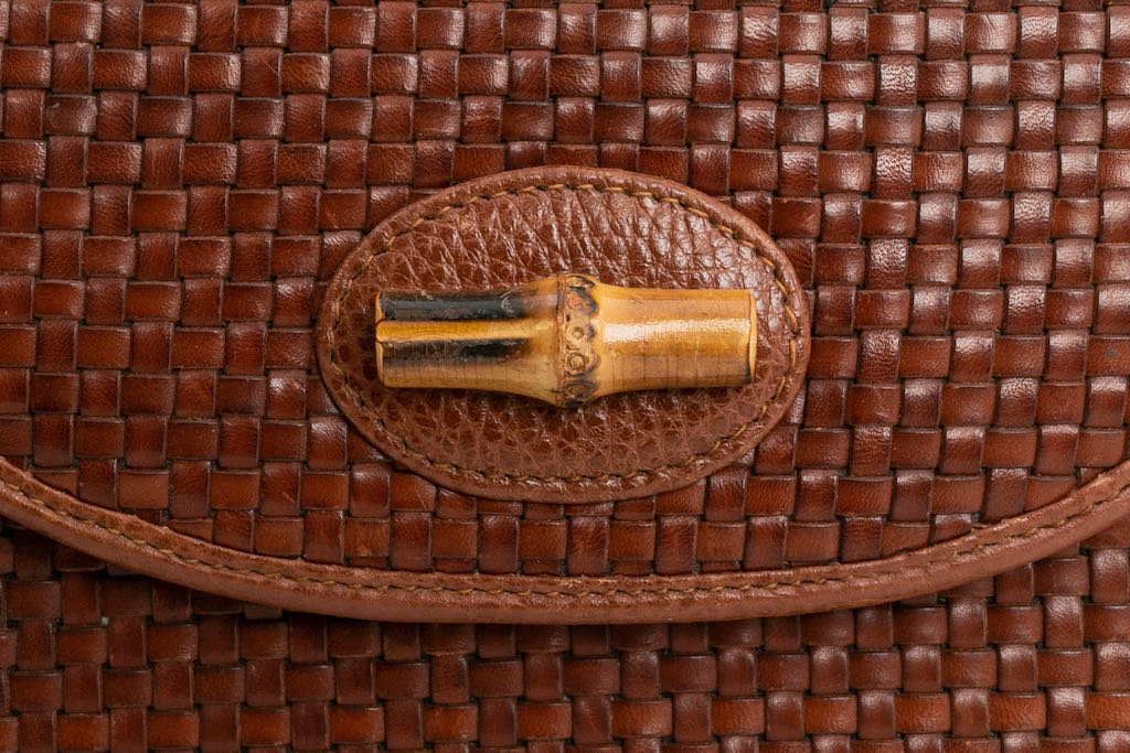 Sac en cuir tressÃƒÆ’Ã‚Â© Cosci