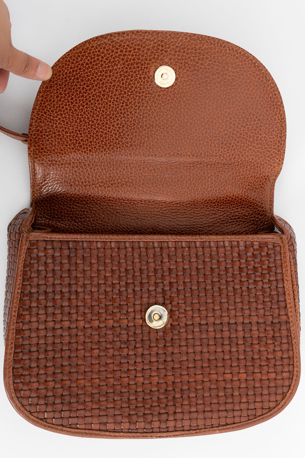 Sac en cuir tressÃƒÆ’Ã‚Â© Cosci