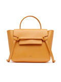 Micro Belt Bag in Grained Calfskin in Calendula