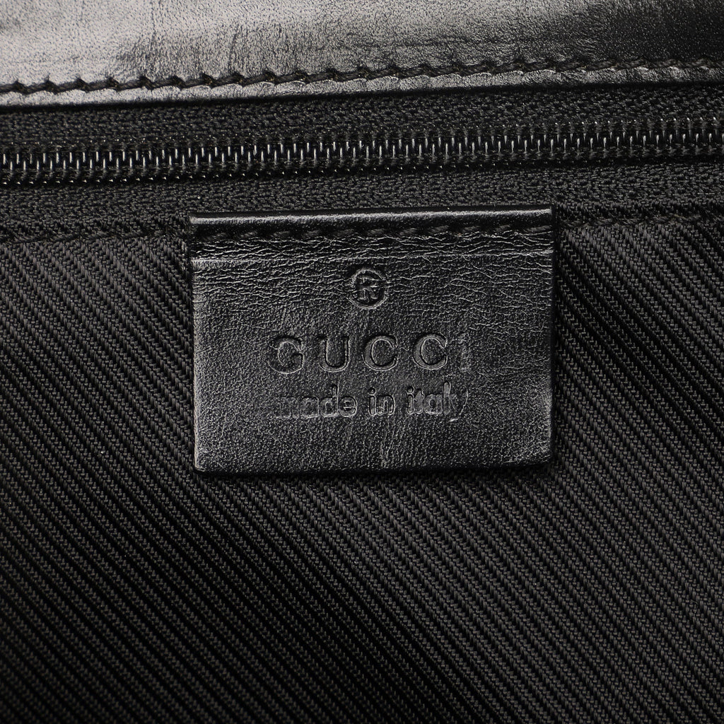 Black Gucci GG Canvas Jackie Tote Bag