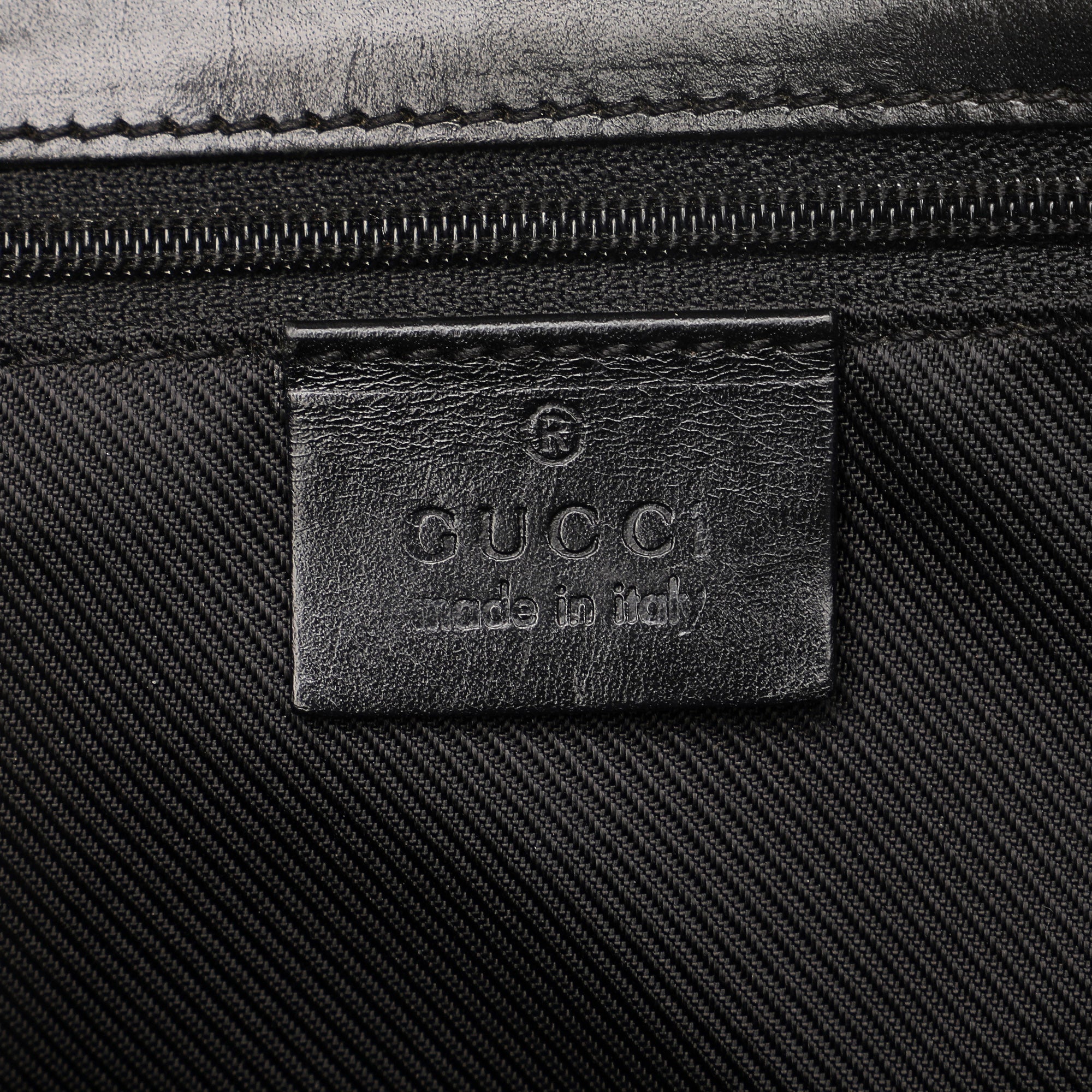 Black Gucci GG Canvas Jackie Tote Bag