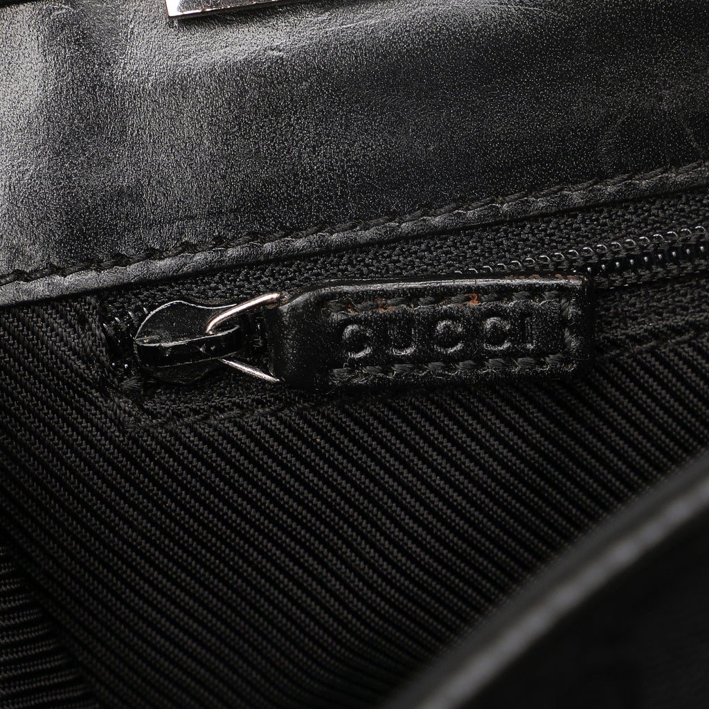 Black Gucci GG Canvas Jackie Tote Bag