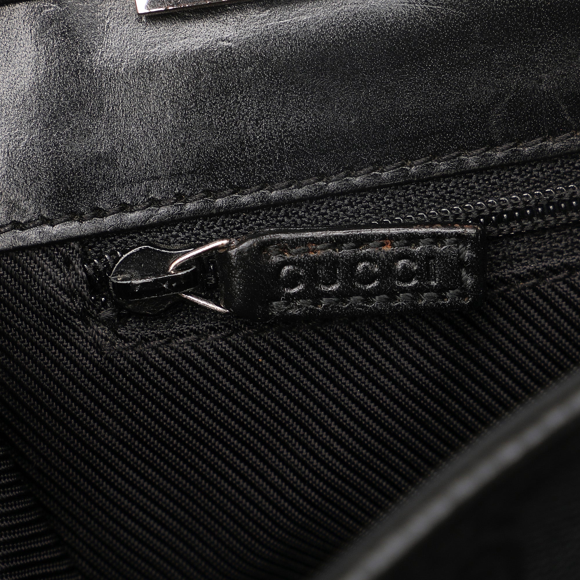 Black Gucci GG Canvas Jackie Tote Bag