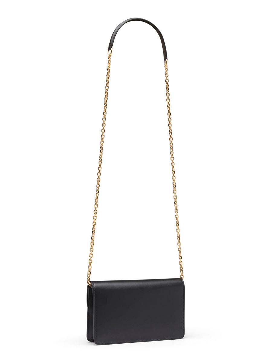 Wallet on Chain in Shiny Calfskin