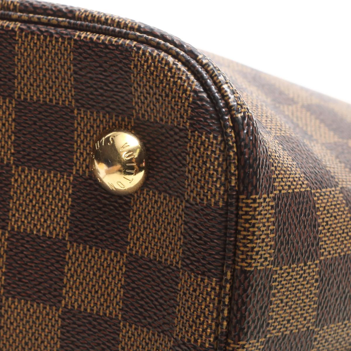 Louis Vuitto Belmont Damier Ebene Canvas Bag