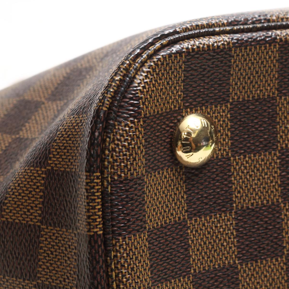 Louis Vuitto Belmont Damier Ebene Canvas Bag