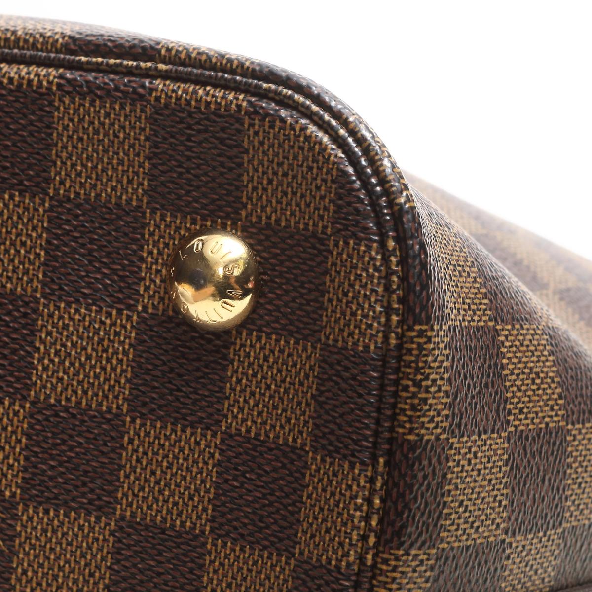 Louis Vuitto Belmont Damier Ebene Canvas Bag