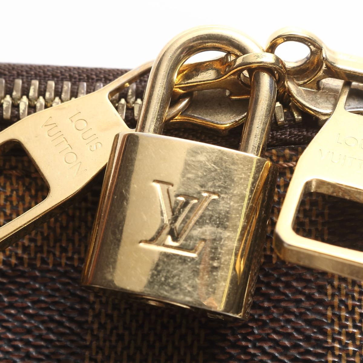 Louis Vuitto Belmont Damier Ebene Canvas Bag