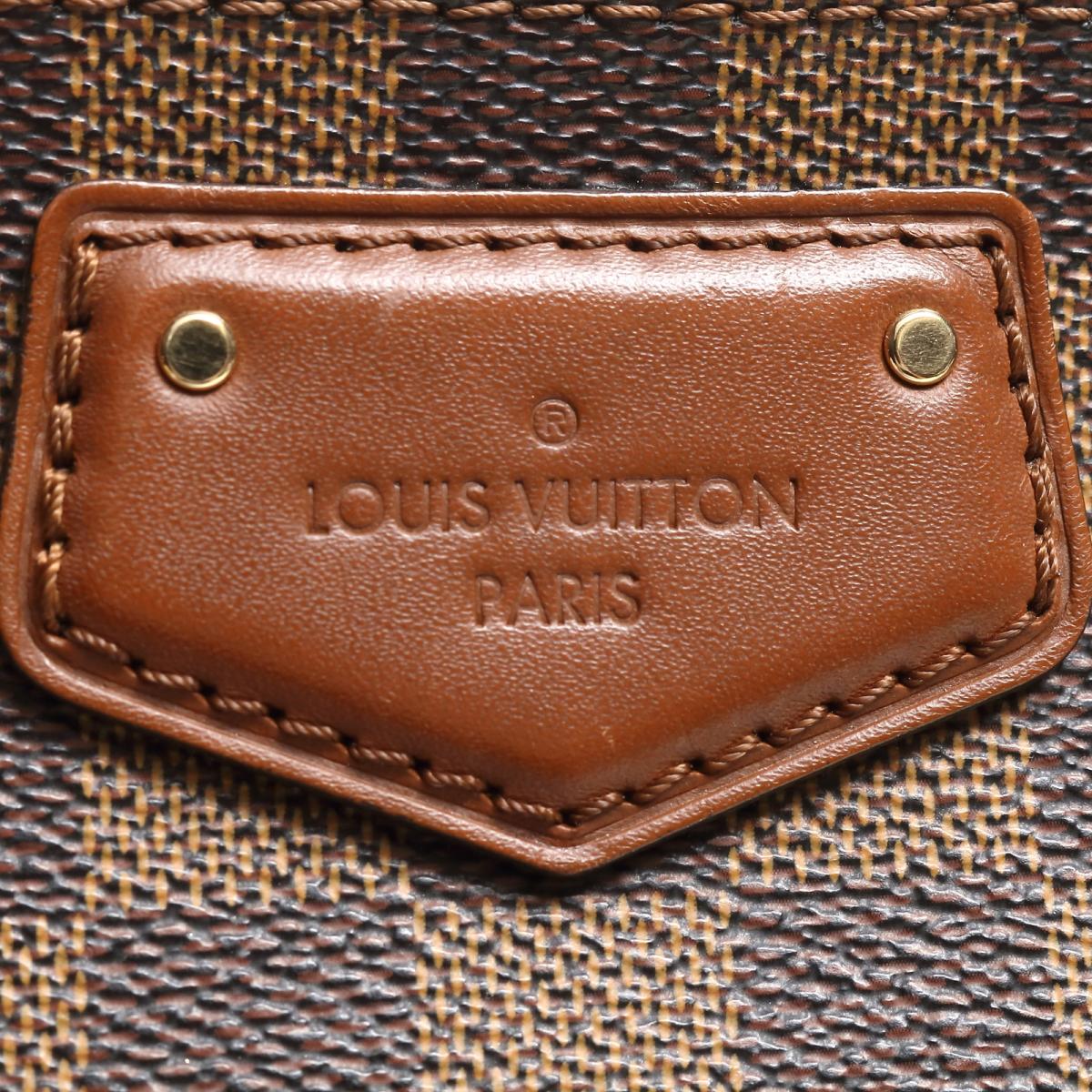 Louis Vuitto Belmont Damier Ebene Canvas Bag