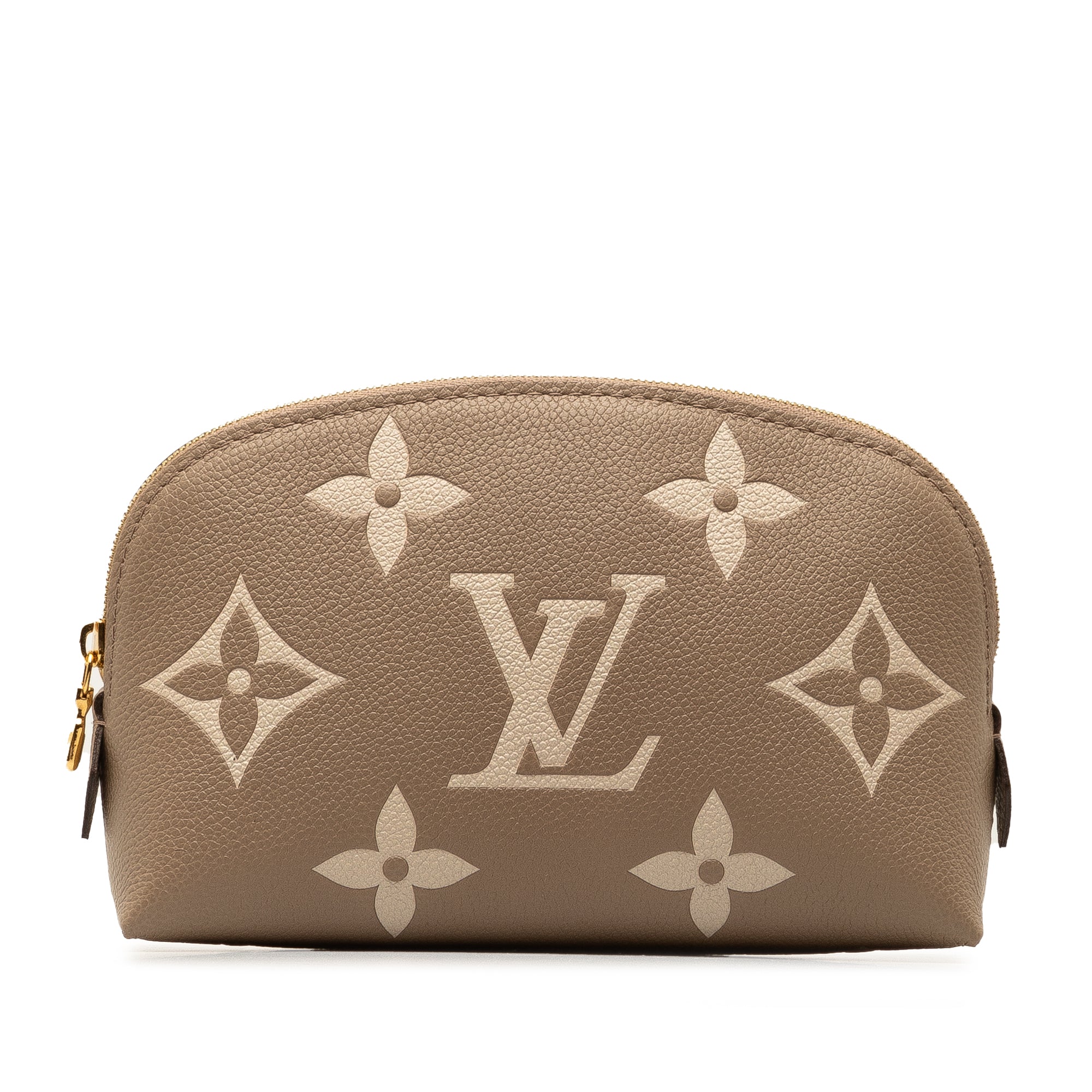 Brown Louis Vuitton Monogram Empreinte Giant Bicolor Cosmetic Pouch