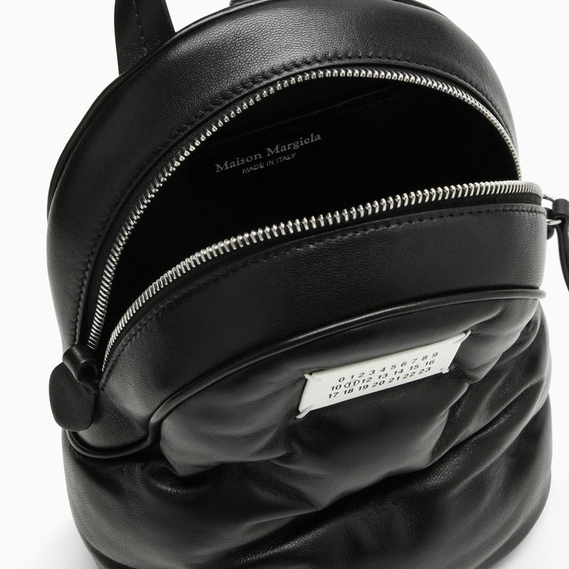 Maison Margiela Glam Slam Black Quilted Leather Backpack Men