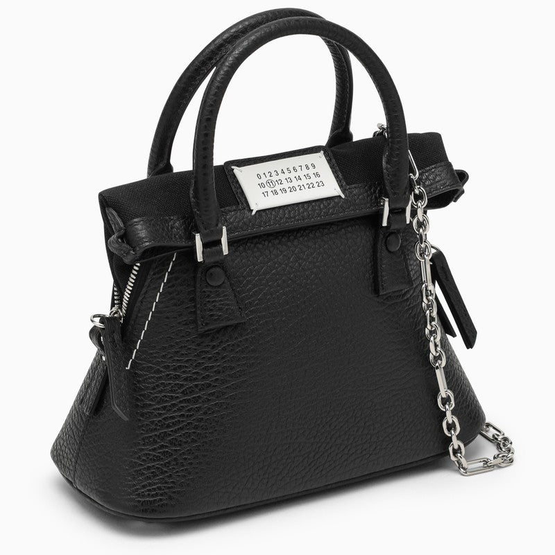 Maison Margiela Micro 5Ac Black Leather Bag Men