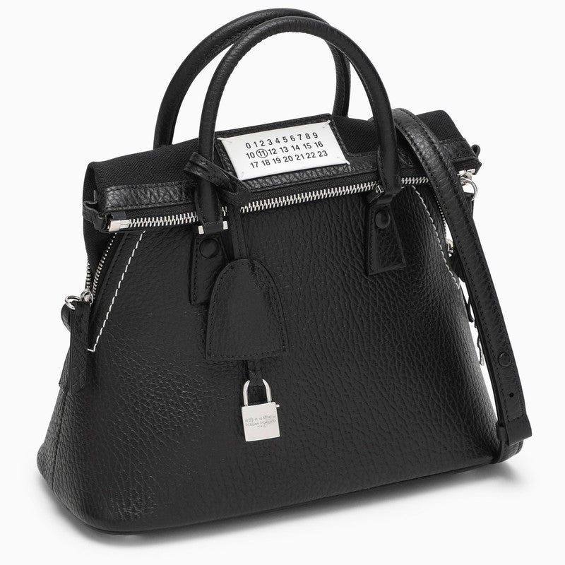 Maison Margiela 5Ac Mini Black Leather Bag Men
