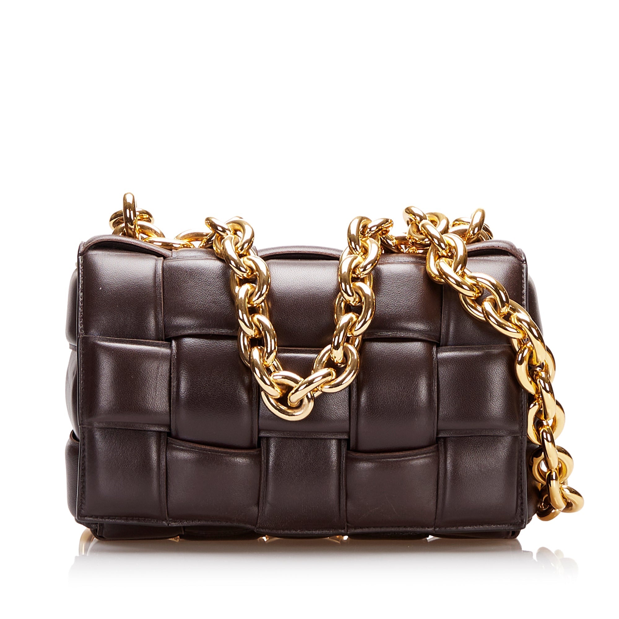 Bottega Veneta Padded Chain Cassette Brown