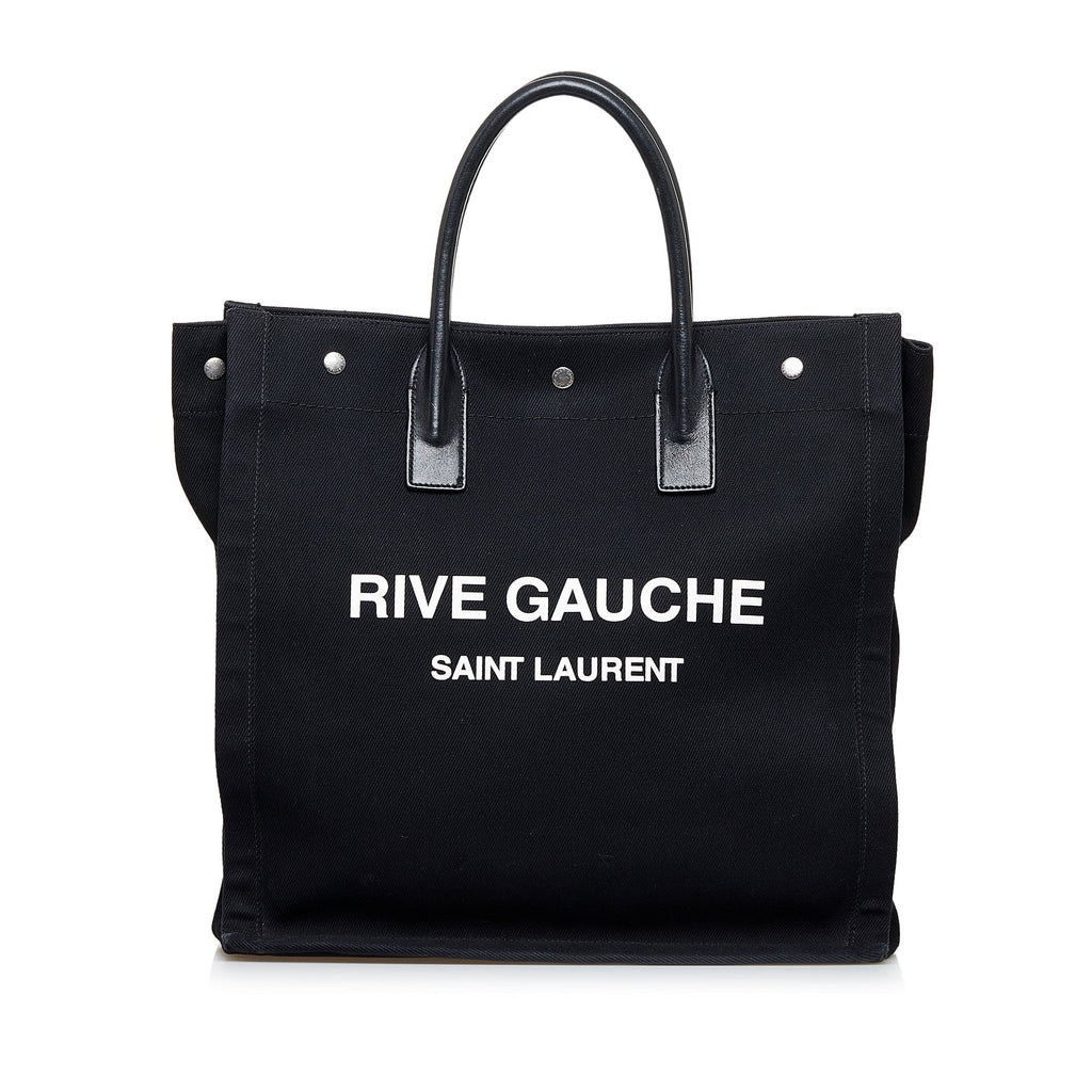 Black Saint Laurent Rive Gauche North South Tote