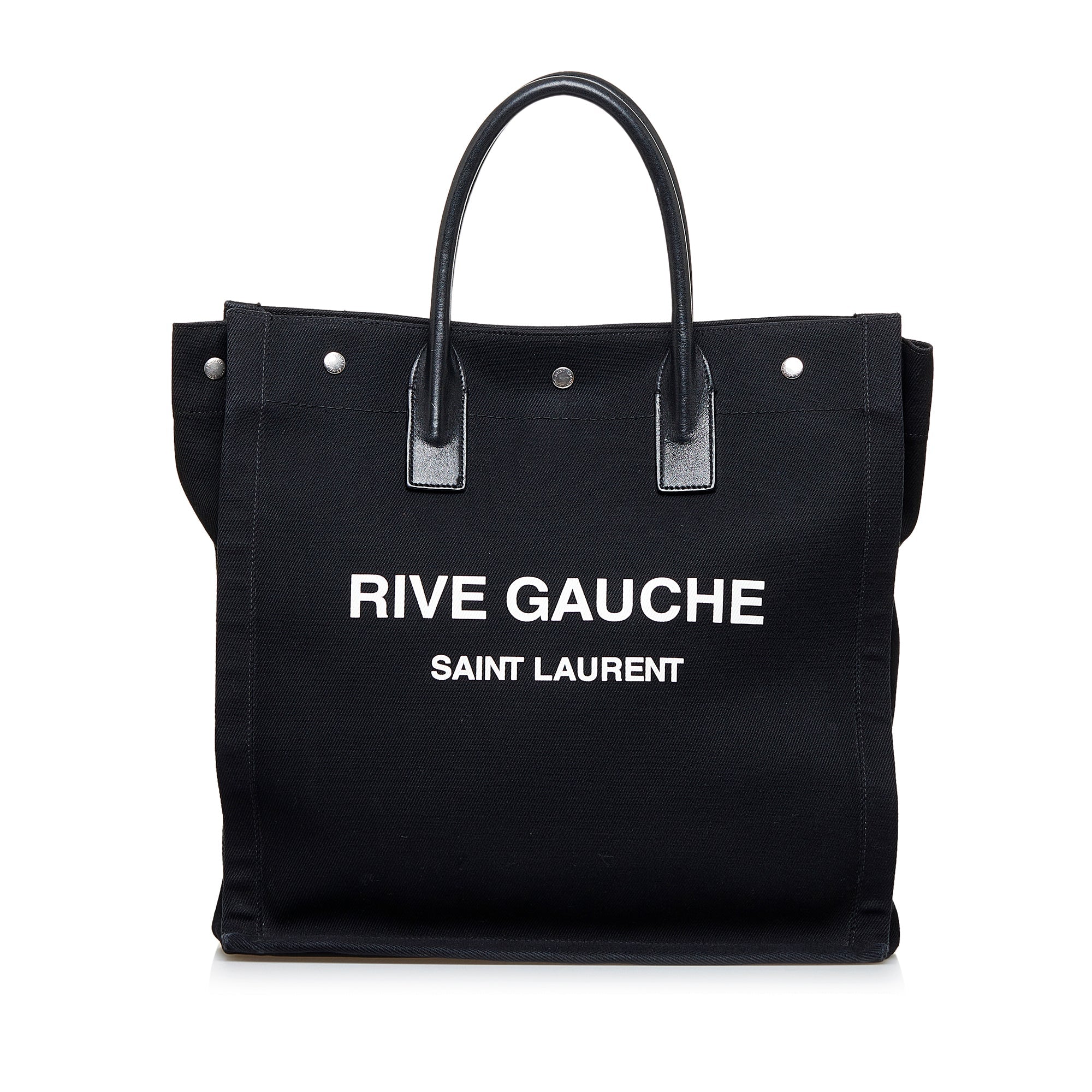 Black Saint Laurent Rive Gauche North South Tote
