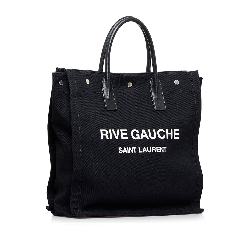 Black Saint Laurent Rive Gauche North South Tote