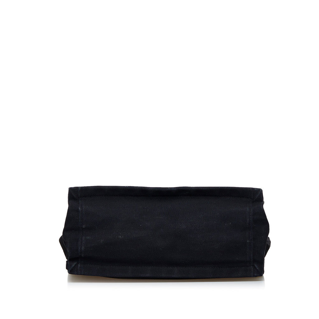 Black Saint Laurent Rive Gauche North South Tote
