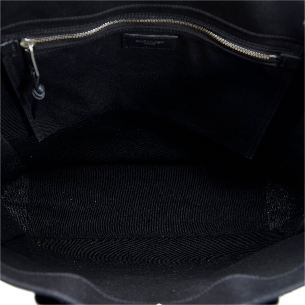 Black Saint Laurent Rive Gauche North South Tote