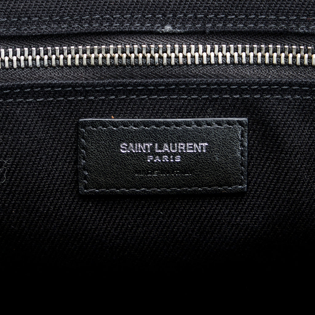Black Saint Laurent Rive Gauche North South Tote