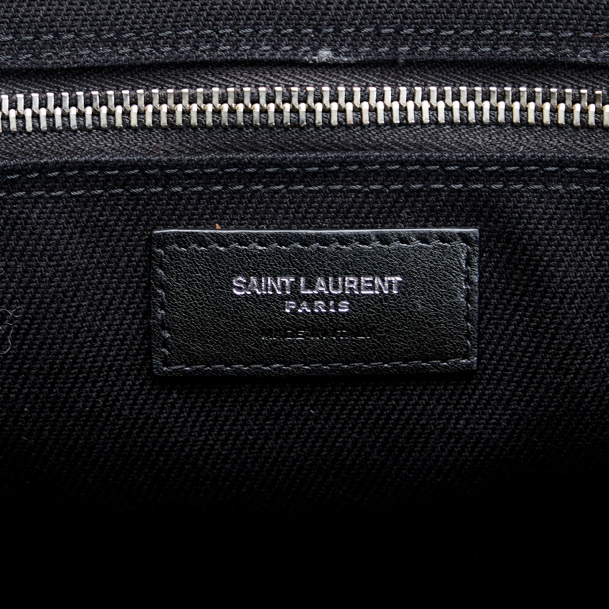Black Saint Laurent Rive Gauche North South Tote