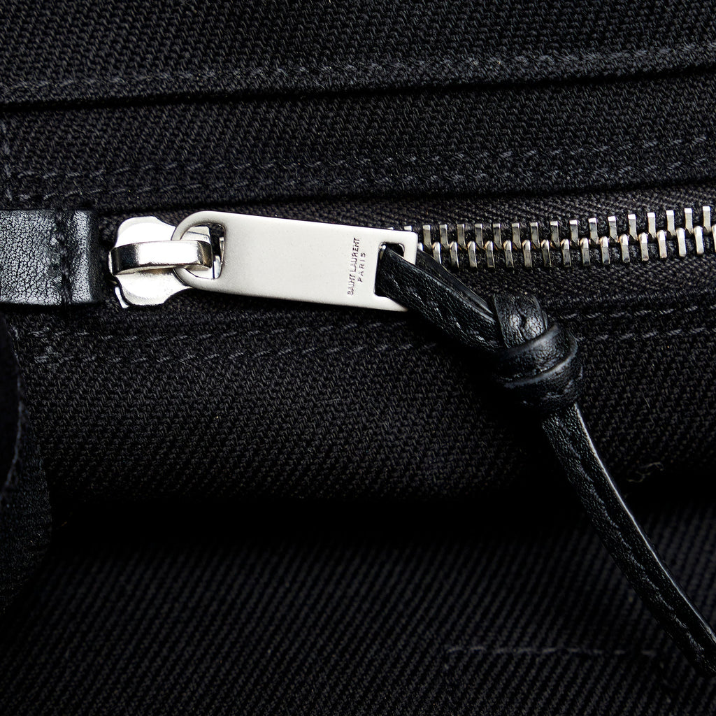 Black Saint Laurent Rive Gauche North South Tote