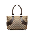 Brown Gucci GG Canvas Tote