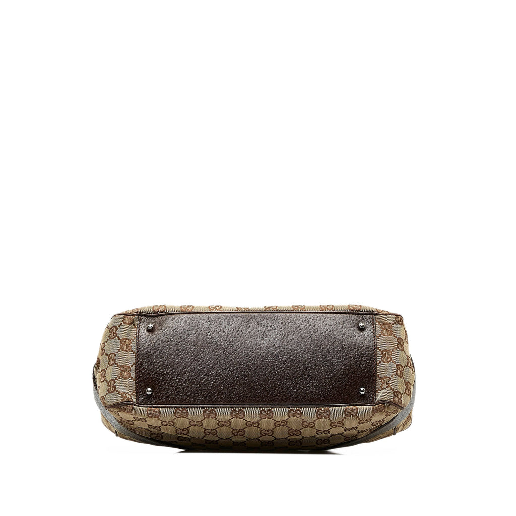 Brown Gucci GG Canvas Tote