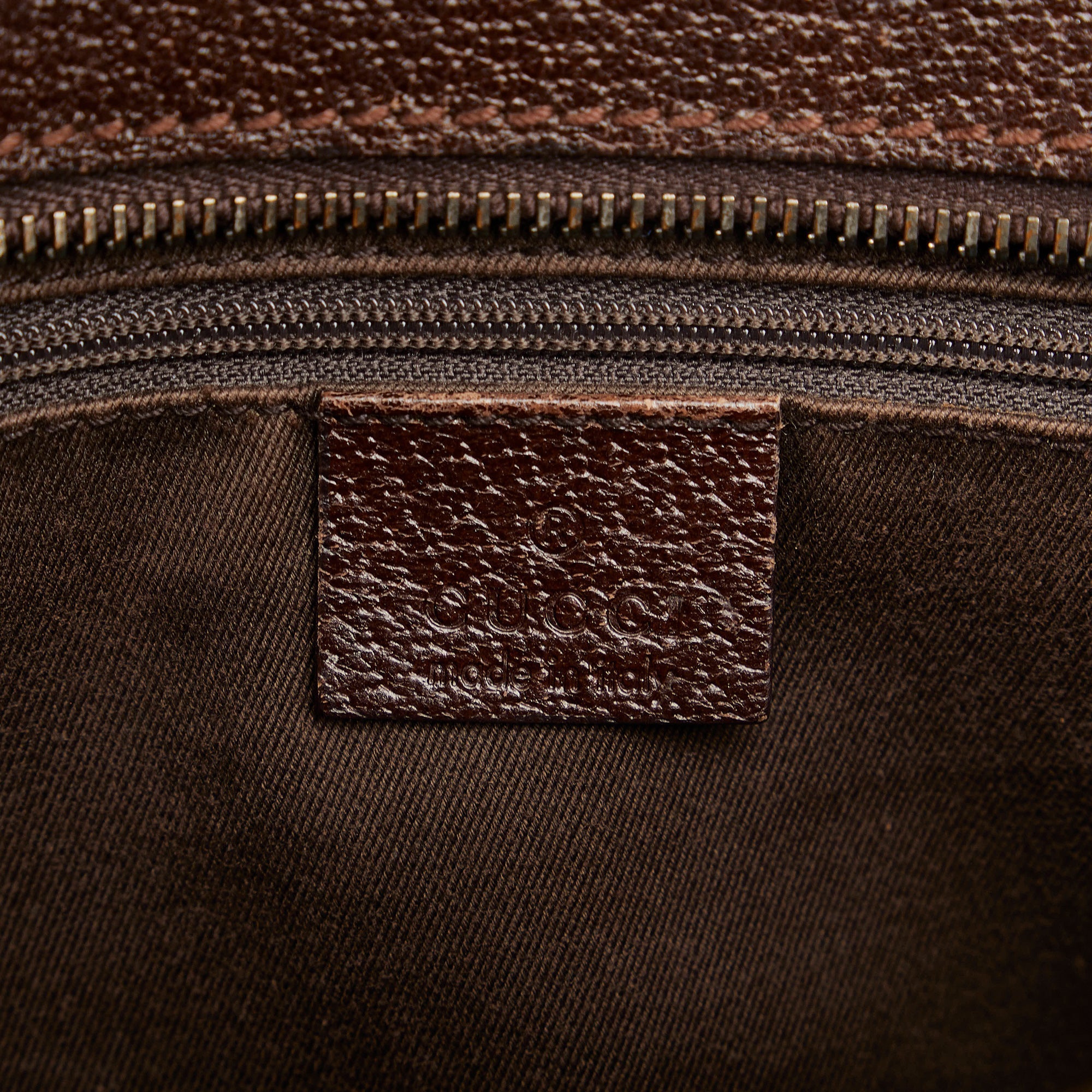 Brown Gucci GG Canvas Tote