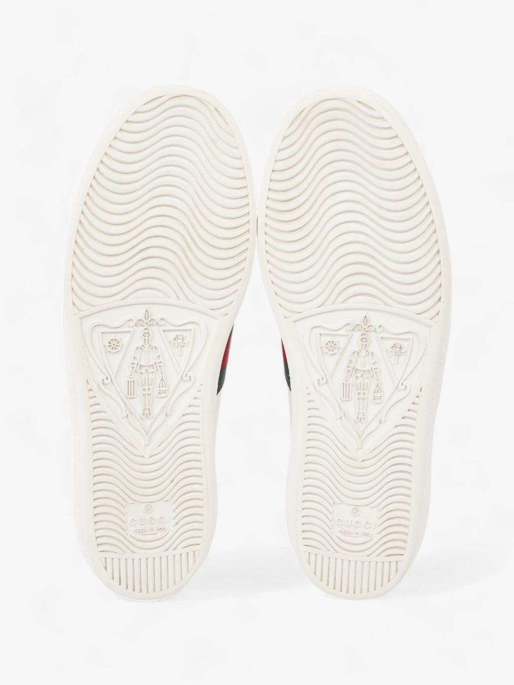 Gucci Bee Ace White / Green / Red Leather EU 37 UK 4