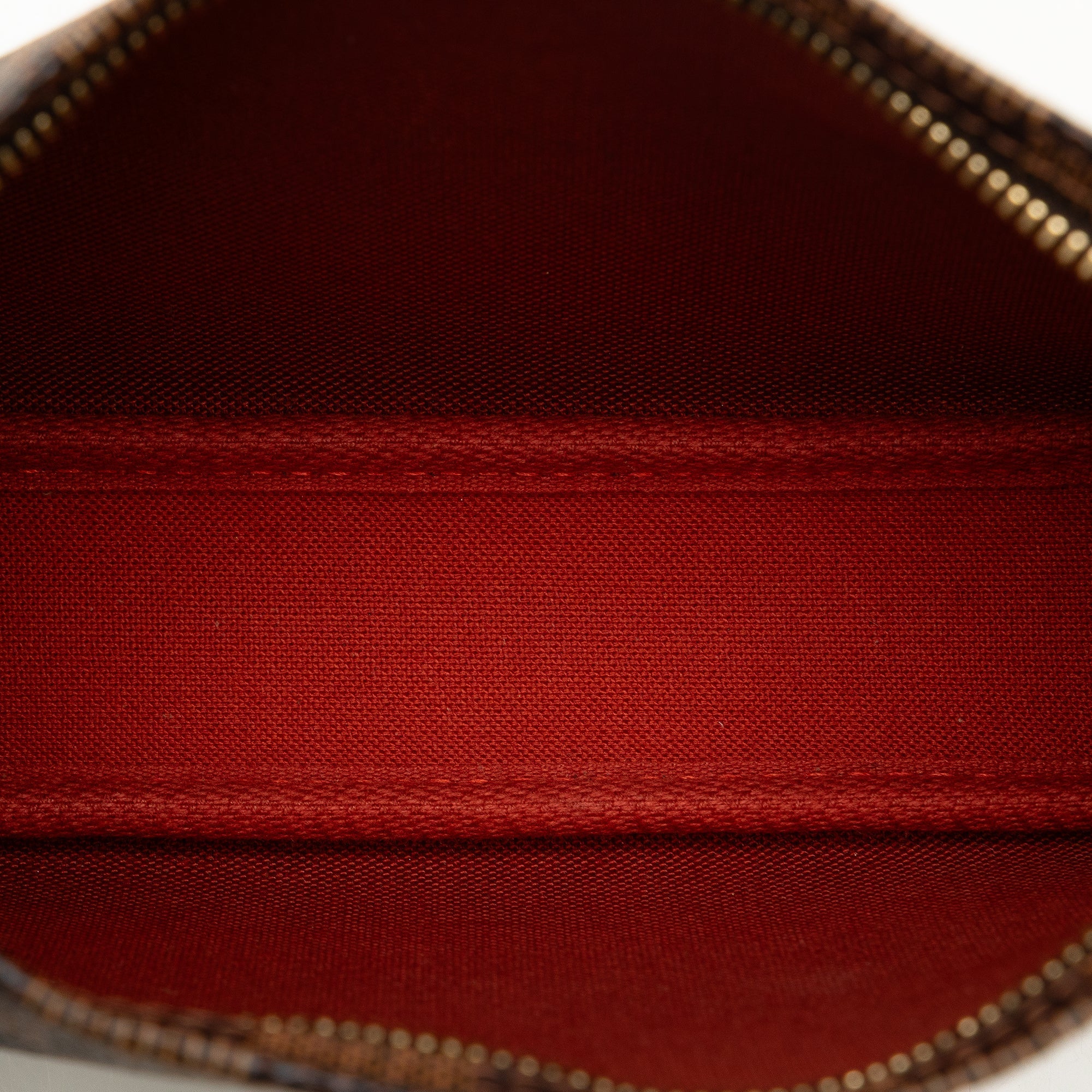 Brown Louis Vuitton Damier Ebene Navona Pouch