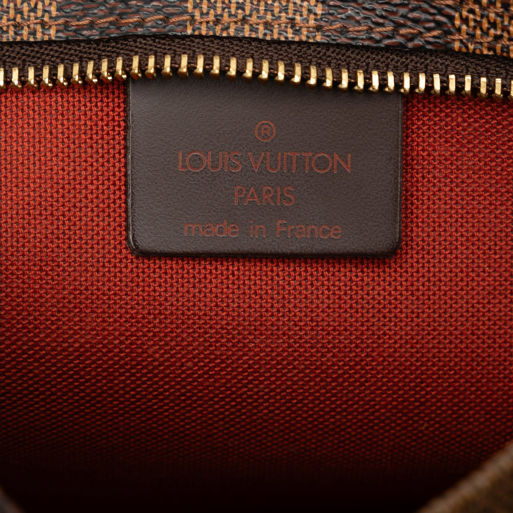 Brown Louis Vuitton Damier Ebene Navona Pouch