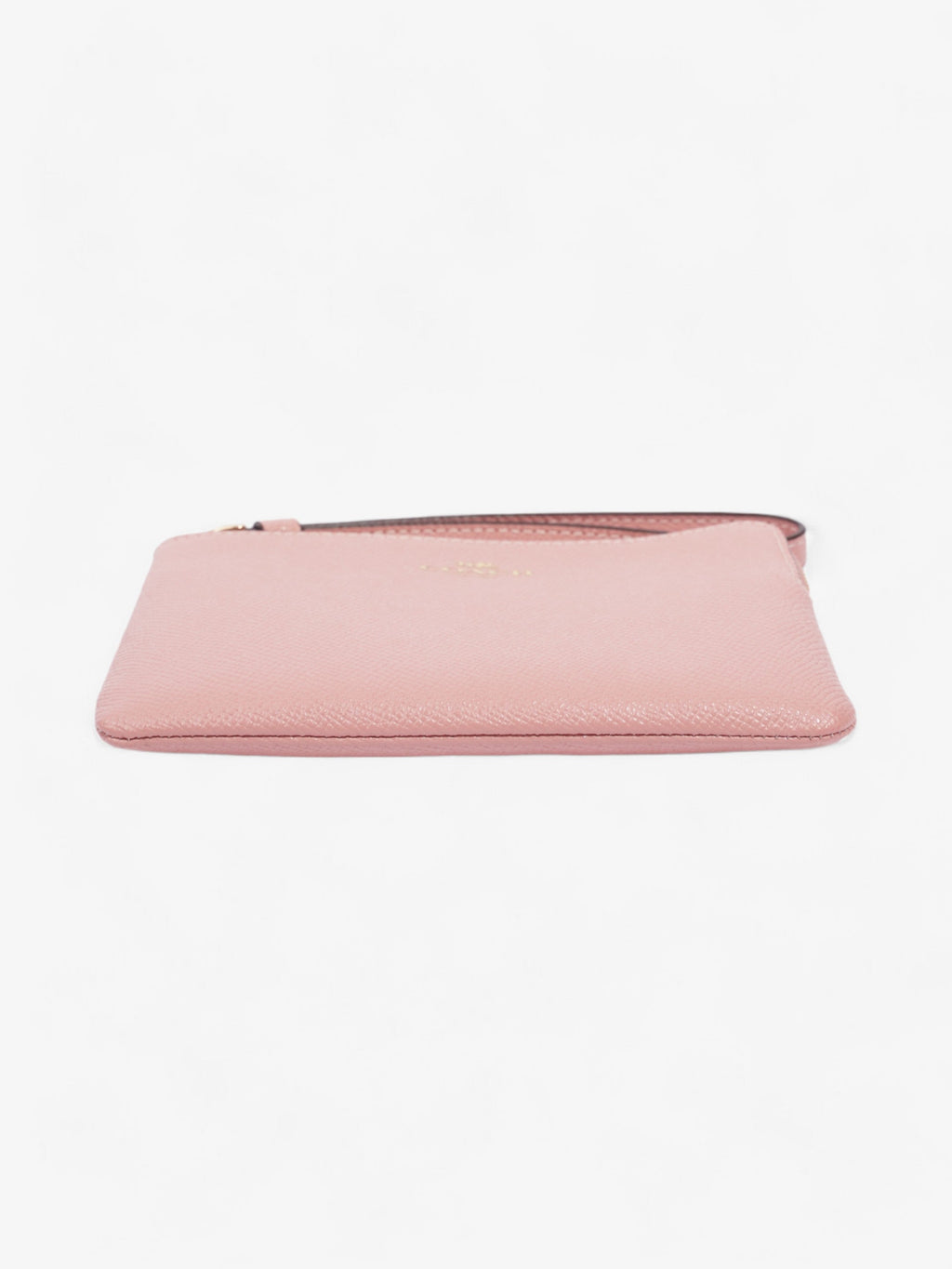 Coach Corner Zip Wristlet Pink Leather