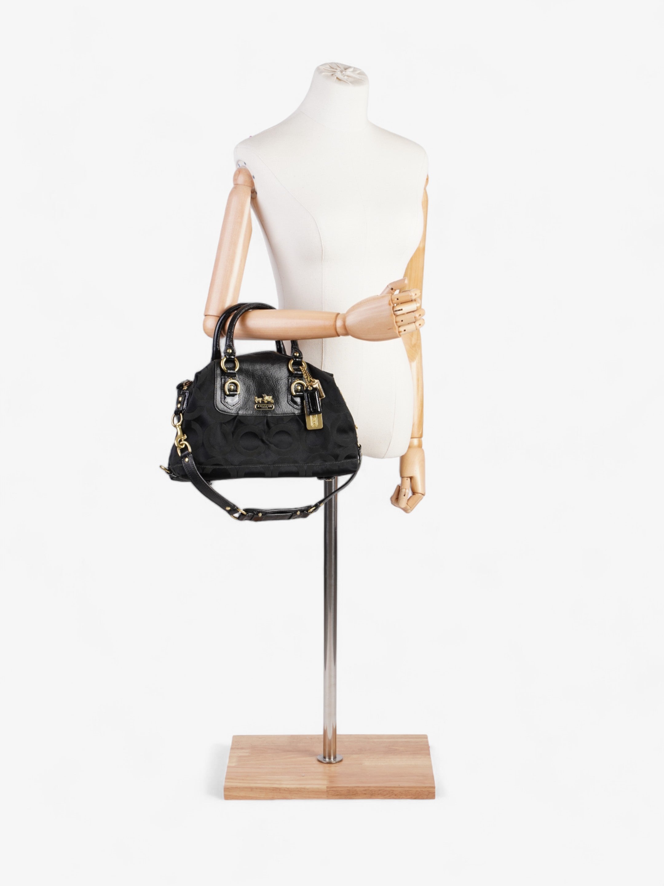 Coach Madison Black Nylon