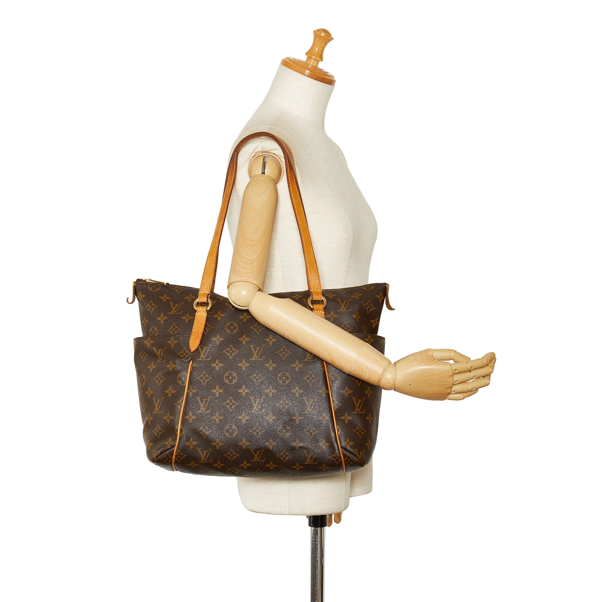Brown Louis Vuitton Monogram Totally MM Tote Bag
