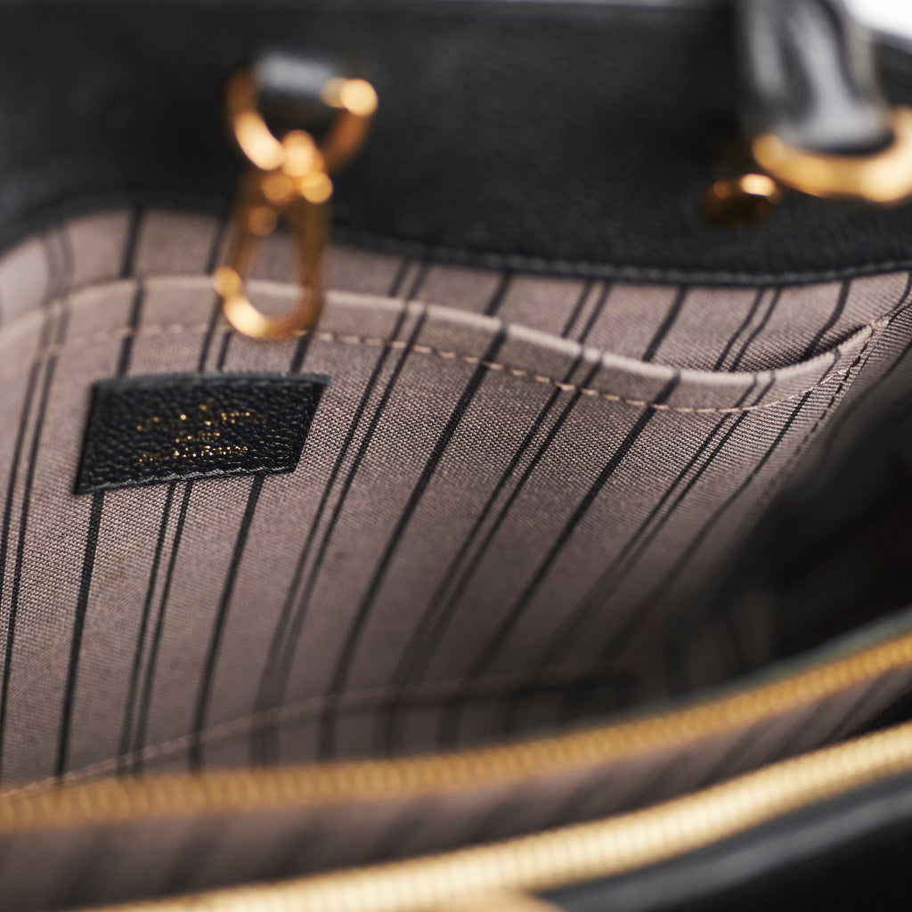 Louis Vuitton Montaigne MM Empreinte Black